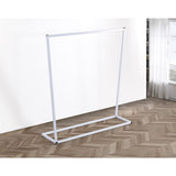 NNEDSZ Commercial Clothing Garment Rack Retail Shop White