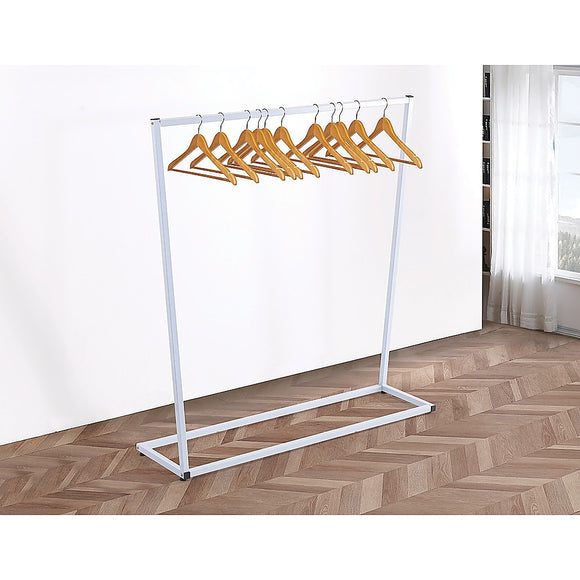 NNEDSZ Commercial Clothing Garment Rack Retail Shop White