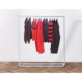 NNEDSZ Commercial Clothing Garment Rack Retail Shop White