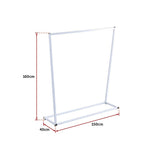 NNEDSZ Commercial Clothing Garment Rack Retail Shop White