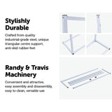 NNEDSZ Commercial Clothing Garment Rack Retail Shop White