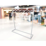 NNEDSZ Commercial Clothing Garment Rack Retail Shop White
