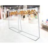 NNEDSZ Commercial Clothing Garment Rack Retail Shop White