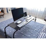 NNEDSZ Overbed Table Work Laptop Desk with Wheels