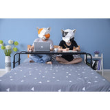 NNEDSZ Overbed Table Work Laptop Desk with Wheels