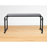 NNEDSZ Overbed Table Work Laptop Desk with Wheels