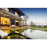 NNEDSZ 5.5m x 3.0m Retractable Folding Arm Awning Heavy Duty Full Cassette Motorised