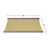 NNEDSZ 5.5m x 3.0m Retractable Folding Arm Awning Heavy Duty Full Cassette Motorised