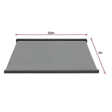 NNEDSZ 5.5m x 3.0m Retractable Folding Arm Awning Heavy Duty Full Cassette Motorised