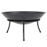 NNEDSZ Cast Iron Fire Bowl Traditional Log Fire Pit Outdoor Heating Camp Site Barbecue