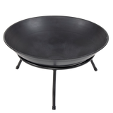 NNEDSZ Cast Iron Fire Bowl Traditional Log Fire Pit Outdoor Heating Camp Site Barbecue