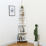 NNEDSZ Corner Ladder Shelf Bookcase Display Storage Unit