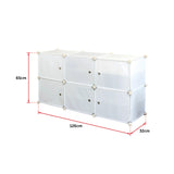 NNEDSZ White Cube DIY Shoe Cabinet Rack Storage Portable Stackable Organiser Stand