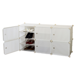 NNEDSZ White Cube DIY Shoe Cabinet Rack Storage Portable Stackable Organiser Stand