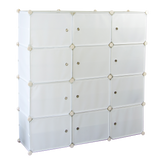 NNEDSZ White Cube DIY Shoe Cabinet Rack Storage Portable Stackable Organiser Stand