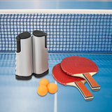 NNEDSZ Table Tennis Game Indoor Portable Travel Ping Pong Ball Set Extendable