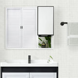 NNEDSZ Tiles 3D Peel and Stick Wall Tile Stereoscopic Crystal White (30cm x 30cm x 10 sheets)