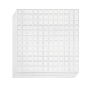 NNEDSZ Tiles 3D Peel and Stick Wall Tile Stereoscopic Crystal White (30cm x 30cm x 10 sheets)