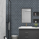 NNEDSZ Tiles 3D Peel and Stick Wall Tile Dark Grey (30cm x 30cm x 10 sheets)