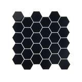 NNEDSZ Tiles 3D Peel and Stick Wall Tile Hexagonal Mosaic Black (30cm x 30cm x 10 sheets)
