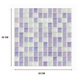NNEDSZ Tiles 3D Peel and Stick Wall Tile Crystal Mosaic (30cm x 30cm x 10 sheets)