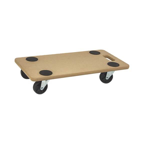 NNEDSZ 200kg Heavy Duty Hand Dolly Furniture Wooden Trolley Cart Moving Platform Mover