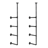 NNEDSZ Wall Shelves Display Bookshelf Industrial DIY Pipe Shelf Rustic Brackets