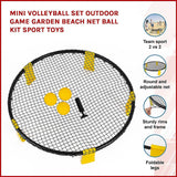 NNEDSZ Mini Volleyball Set Outdoor Game Garden Beach Net Ball Kit Sport Toys