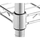 NNEDSZ Modular Wire Storage Shelf 1200 x 450 x 1800mm Steel Shelving