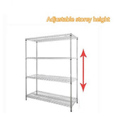 NNEDSZ Modular Wire Storage Shelf 1500 x 600 x 1800mm Steel Shelving