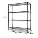 NNEDSZ Modular Wire Storage Shelf 1500 x 450 x 1800mm Steel Shelving