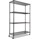 NNEDSZ Modular Wire Storage Shelf 1500 x 450 x 1800mm Steel Shelving
