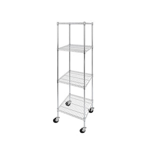NNEDSZ Modular Wire Storage Shelf 600 x 600 x 1800mm Steel Shelving