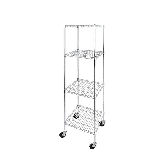 NNEDSZ Modular Wire Storage Shelf 600 x 600 x 1800mm Steel Shelving
