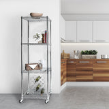 NNEDSZ Modular Wire Storage Shelf 600 x 600 x 1800mm Steel Shelving