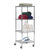 NNEDSZ Modular Wire Storage Shelf 600 x 600 x 1800mm Steel Shelving