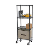 NNEDSZ Modular Wire Storage Shelf 600 x 600 x 1800mm Steel Shelving
