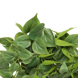 NNEDSZ Nearly Natural Artificial Philodendron Hanging Bush 75cm
