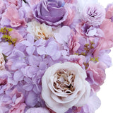NNEDSZ Artificial Flower Wall Backdrop Panel 40cm X 60cm Mixed Pink & White Flowers