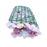 NNEDSZ Artificial Flower Wall Backdrop Panel 40cm X 60cm Mixed Pink & White Flowers