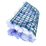 NNEDSZ Artificial Flower Wall Backdrop Panel 40cm X 60cm Mixed Lilac Flowers