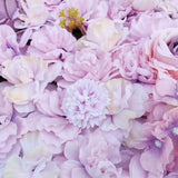 NNEDSZ Artificial Flower Wall Backdrop Panel 40cm X 60cm Faux Pink Flowers