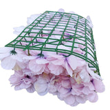 NNEDSZ Artificial Flower Wall Backdrop Panel 40cm X 60cm Faux Pink Flowers
