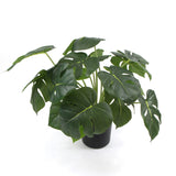 NNEDSZ Dense Potted Artificial Split Philodendron Plant With Real Touch Leaves 50cm
