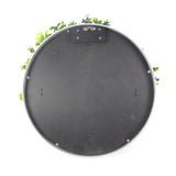 NNEDSZ Flowering White Artificial Green Wall Disc UV Resistant 100cm (White Frame)