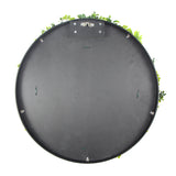 NNEDSZ Flowering White Artificial Green Wall Disc UV Resistant 100cm (Black Frame)