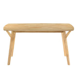 NNEDSZ 6 seaters OVAL dining table : colour -Natural