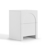 NNEDSZ Dome White Bedside Table