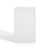 NNEDSZ Dome White Bedside Table