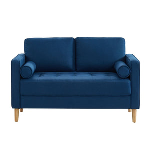NNEDSZ 2 Seater Sofa Loveseat couch Blue